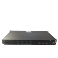 高清非压缩视频光端机 单纤FC传输HDMI+4路双向3.5mm音频 交流机架式 DX-4HDMI-4SA 一对装