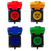 中城国网(CCSGCC) ZCCT001 630A 1000V IP65/IP67 三孔 低压插座(红/黄/蓝/绿)
