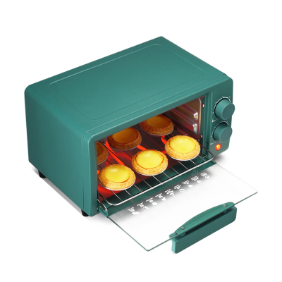 艾美特电烤箱CK0901三档火力档位可上下火分开调节烤箱12L小型