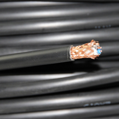 微海电-RVVP 2*6平方电力线2芯铜芯多股铜丝编织屏蔽软线