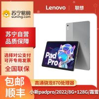 联想(Lenovo) 小新pad pro 2022款 11.2英寸 骁龙版 8G+128G 莱茵低蓝光护眼模式商务办公网课学生平板电脑 霜雪银