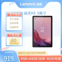 联想(Lenovo)启天K9 TB310XC 9英寸平板电脑 4G+64G LTE版 4G全网通 娱乐学习 家用办公 企业政企采购 全国联保 灰色