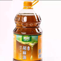 进祥 食用油非转基因物理压榨营养强化油 胡麻油 1.8L