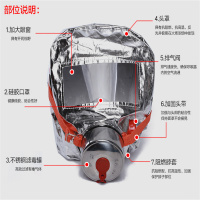 御皇康-A375防毒面具专用防尘防烟口罩放毒氧气面罩全脸防护罩脸罩