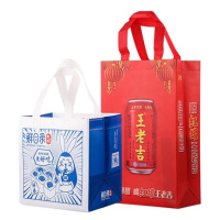 正优(UPERFECT)-A611无纺布袋子定做手提袋定制外卖覆膜广告培训防水环保袋订制印logo