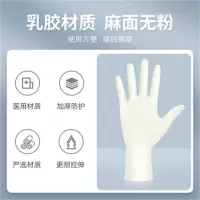 Wellday-A939一次性丁腈乳胶手套橡胶加厚耐用医用级pvc外科医护检查WAT