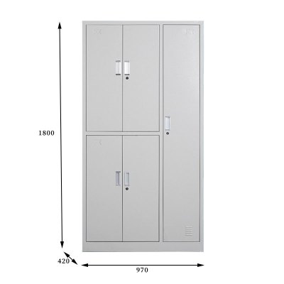 鸿业盛大 HY-1560 更衣柜 钢制更衣柜 5门