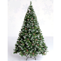 东龙浩宇 1.5米雪花松果圣诞树 圣诞节装饰 高1.5米(不含装饰及挂件) 单个装