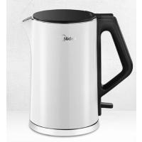美的(Midea)电水壶 HJ1508a 双层防烫 食品级接触用不锈钢 一体无缝内胆 电水壶 1.5L 单台装