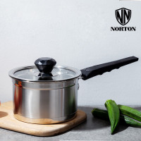 诺顿(NORTON) 4HML003 米洛经典套装奥氏体不锈钢 3280G 煎锅24CM+汤锅20CM+奶锅16CM