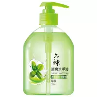 六神 草本精华洗手液(绿茶) 500ml*12瓶/箱(清新舒爽) 单箱价格