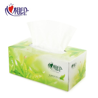 心相印(Mind Act Upon Mind) H200 茶语系列 面巾纸抽纸盒装 2层200抽*3盒