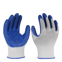 誉丰 劳保手套 涂胶涂层防滑耐磨透气耐油耐酸碱工地工作手套 单副价格