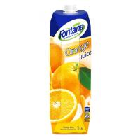 KDV塞浦路斯进口果汁 萨法瑞safari 100%橙汁纯果汁饮料1L*4瓶 礼盒装