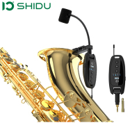 十度(ShiDu) U18萨克斯专用无线麦克风乐器音频拾音器 经典黑