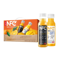 农夫山泉 NFC果汁饮料 300ml*12瓶(6瓶橙汁+6瓶芒果混合汁)缤纷礼盒