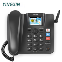 盈信(YINGXIN)插卡电话机无线固话座机 手机卡家用办公 4G全网通 HA0008(8)T 黑色