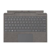 微软Surface Pro 专业键盘盖+超薄触控笔2 铂金色键盘盖 适配pro9,超薄触控笔2代