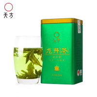 天方龙井绿茶新茶雨前豆香味口粮茶叶罐装200g