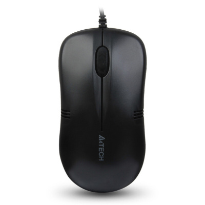 双飞燕(SHUANG FEI YAN)WM-100 有线鼠标 笔记本台式电脑办公家用便携鼠标 USB接口 黑色