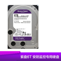 西部数据(WD)监控硬盘 紫盘 3.5英寸 SATA接口 6TB WD60EJRX