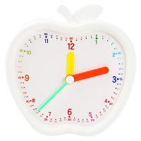 晨光(M&G)文具小学生钟点学习器 幼儿园可爱小苹果时钟学习器 钟表模型教具 单个装ASD99866