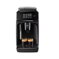 飞利浦(PHILIPS)黑珍珠咖啡机 入门款意式全自动家用现磨咖啡机 触控屏 EP1221