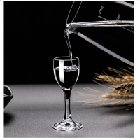 一痕沙 酒具套装白酒杯烈酒杯水晶玻璃 小酒杯10ML 单个装