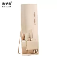 海亚森 TK-9029 加厚全身镜 摆挂两用款 白色 50*160cm