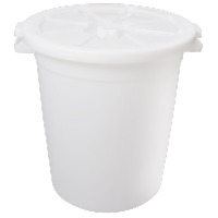 海亚森TK-9237塑料带盖大圆桶水桶垃圾桶280L(计价单位:个)白色