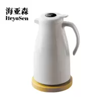 海亚森 M1C74 一鹿连升 保温水壶智能显温白色1L(计价单位:个)白色