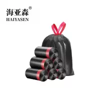 海亚森 M1011 抽绳垃圾袋45*50cm 20L 单面1.5S 30只/卷 垃圾袋(计价单位:卷)黑色