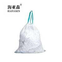 海亚森 M1012 抽绳垃圾袋45*50cm 20L 单面1.5S 30只/卷 垃圾袋(计价单位:卷)白色