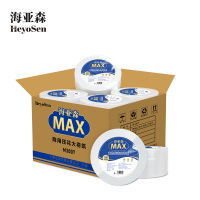 海亚森 M3007 商用压花大卷纸无香型3层 700g*12卷 1 箱