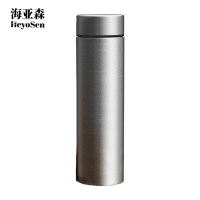海亚森 M1C69 节节高升 纯钛保温杯500ml 1 个 银色