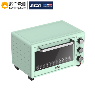 北美电器(ACA) 电烤箱 ALY-23KX09J 23L 1400W 绿色