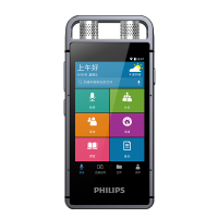 飞利浦(Philips) VTR9000 16G 终身免费转文本录写同步云储存 AI智能录音笔 1.00 台/个 (计价单位:个)