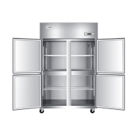 海尔(Haier) SL-1050D4 642L 定频 冷冻 四门 厨房 冷柜 (计价单位:台) 银色