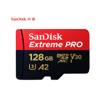 闪迪 SDSQXCY-128G-ZN6MA 读速170MB/s TF(MicroSD)存储卡 (计价单位:个) 黑红色