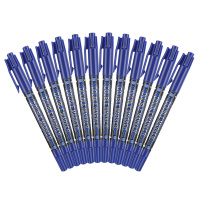 晨光(M&G) MG-2130 细头2.0mm 极细头0.5mm 小双头 蓝色 记号笔 (计价单位:支) 蓝色