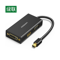 绿联 20418 DP转HDMI/VGA/DVI三合一 4K 转换器 (计价单位:套)