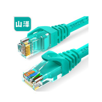 山泽(SAMZHE) WXL-6200 CAT6类千兆8芯双绞网线 20.00 米/根 (计价单位:根) 浅绿色