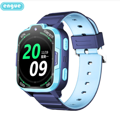 恩谷(ENGUE)EG-T25手机蓝牙血压心率彩屏微信健康运动智能手环智能手表 蓝色