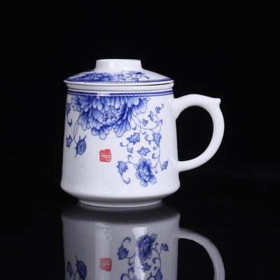 八方礼 BFLYC2019-2 陶瓷套装 国色天香简易泡茶器(单位:套)