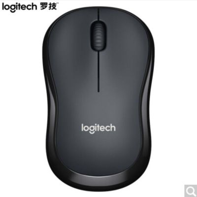 罗技(Logitech)M220 鼠标无线鼠标办公鼠标带无线 灰黑色 YC