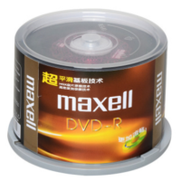 麦克赛尔 DVD-R光盘/刻录光盘 16速 4.7GB 桶装50片