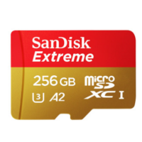 闪迪 256GB TF(MicroSD)存储卡 U3 V30 C10 4K A2 读速190MB/s