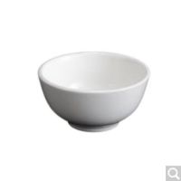 白色陶瓷斗碗盛菜碗饭碗汤碗面碗4寸纯白直口碗