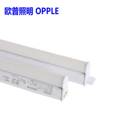 欧普照明 LED灯管 T5一体化灯管日光灯长条节能光源支架灯[T5-0.3米白光]