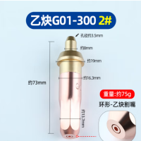 乙炔G01-300 2# 指定型号割嘴